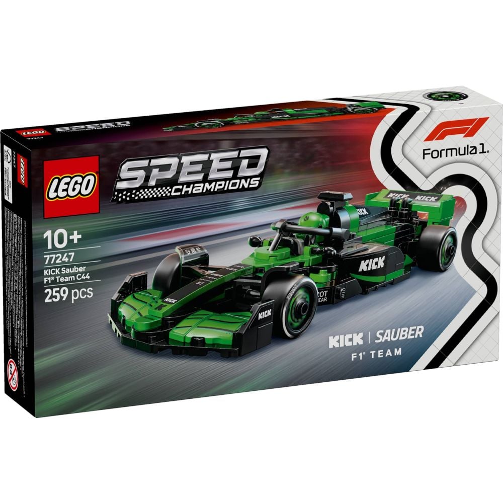 LEGO® Speed Champions - Masina de curse KICK Sauber F1® Team C44 (77247)