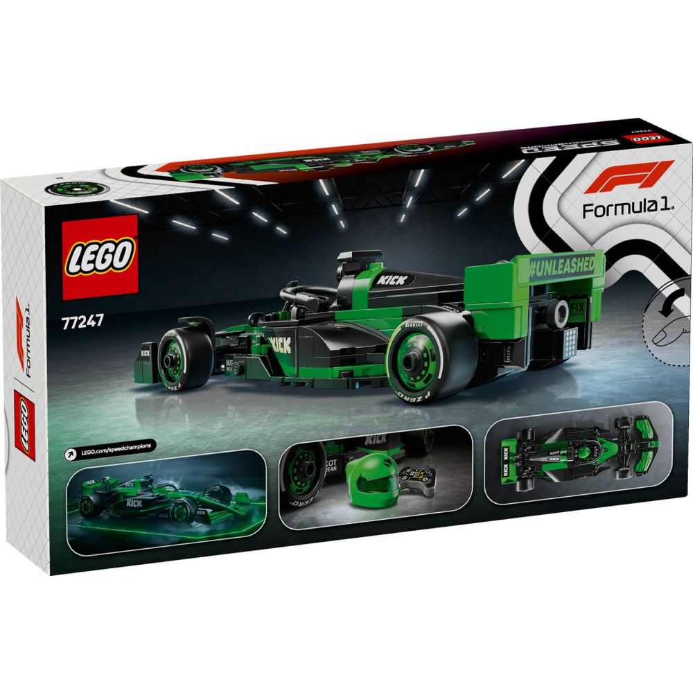 LEGO® Speed Champions - Masina de curse KICK Sauber F1® Team C44 (77247)