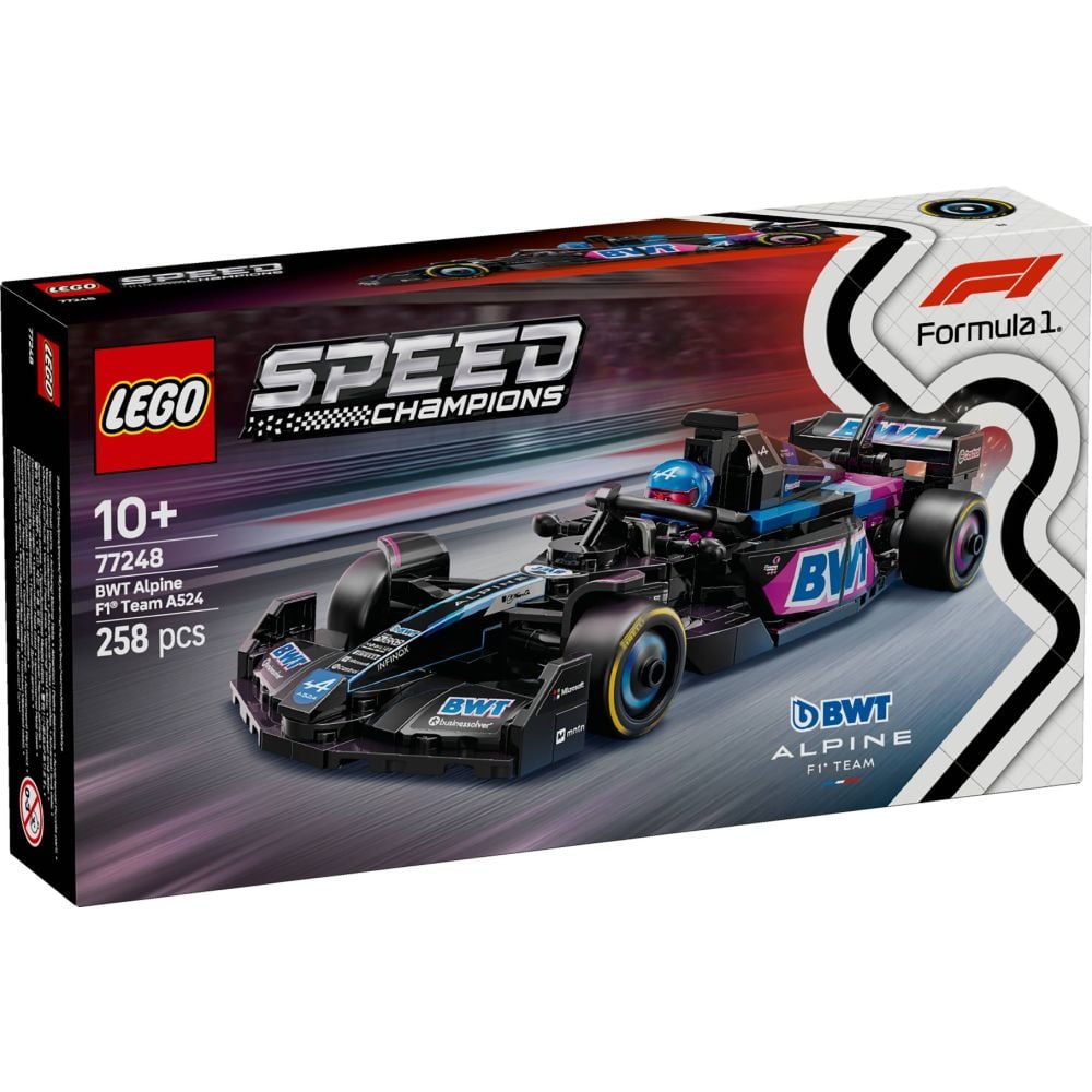 LEGO® Speed Champions - Masina de curse BWT Alpine F1® Team A524 (77248)