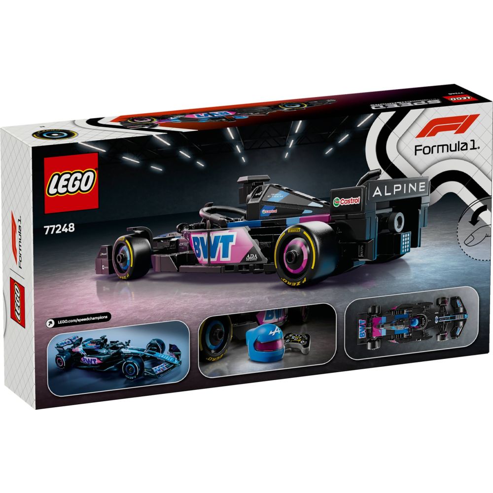 LEGO® Speed Champions - Masina de curse BWT Alpine F1® Team A524 (77248)
