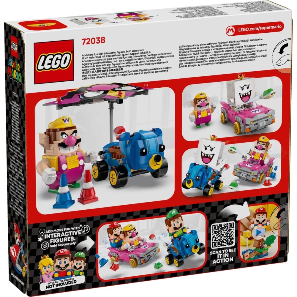 LEGO® Super Mario - Mario Kart - Wario si King Boo (72038)