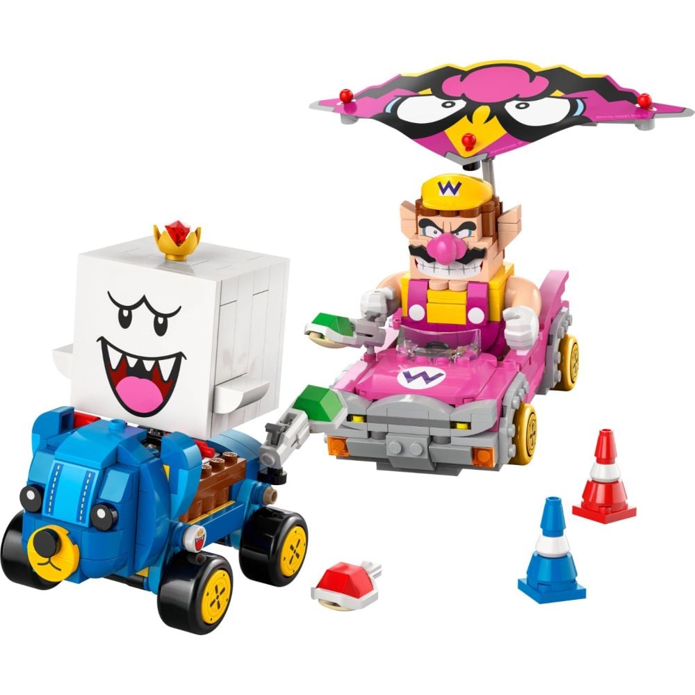 LEGO® Super Mario - Mario Kart - Wario si King Boo (72038)