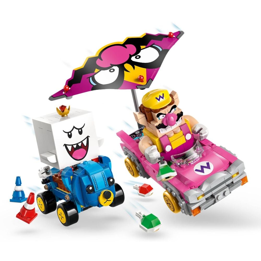 LEGO® Super Mario - Mario Kart - Wario si King Boo (72038)