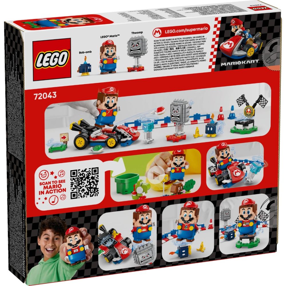 LEGO® Super Mario - Mario interactiv si Standard Kart (72043) | Noriel