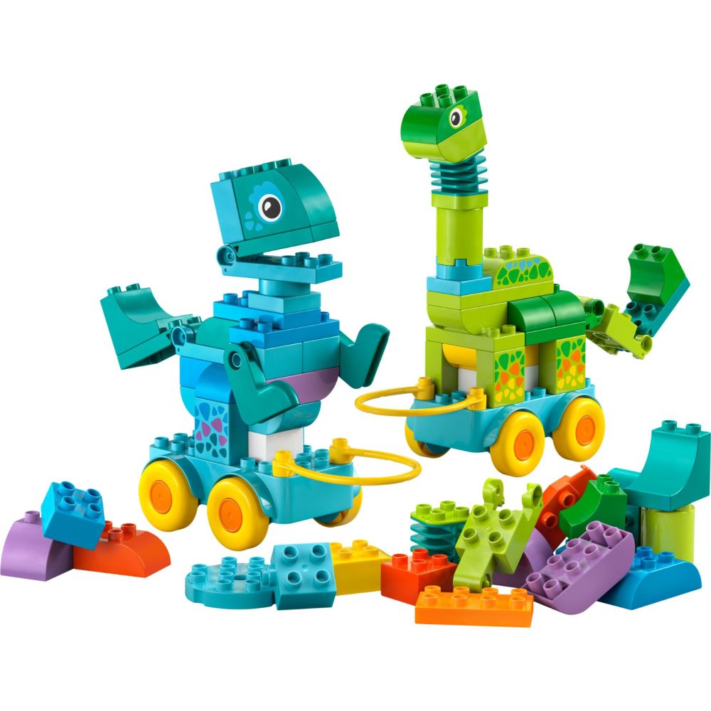 LEGO® DUPLO - Dinozauri pe roti 3 in 1 (10451)