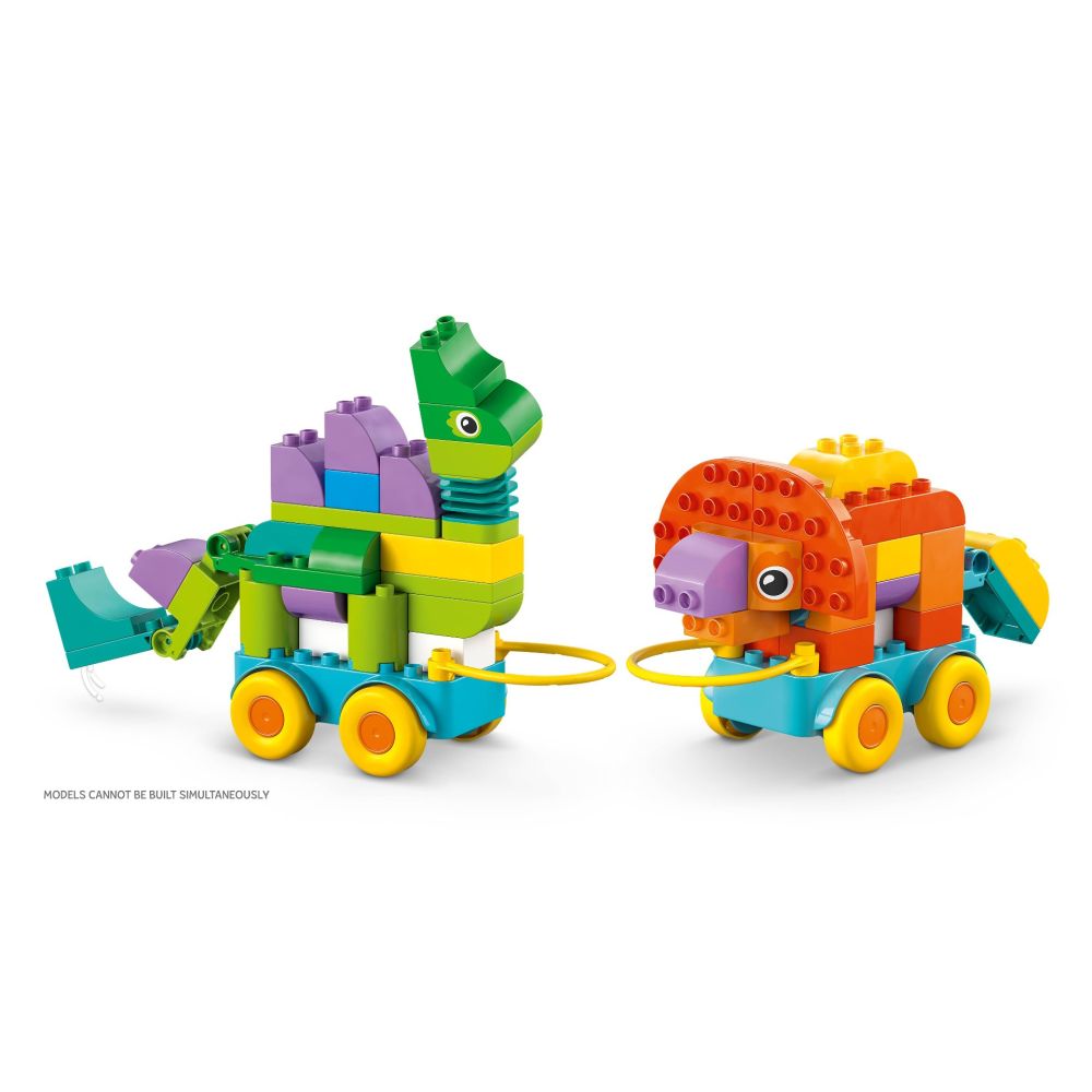 LEGO® DUPLO - Dinozauri pe roti 3 in 1 (10451)