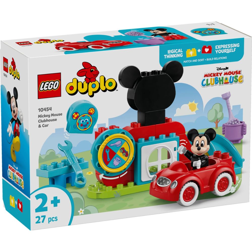 LEGO® DUPLO - Clubul si masina lui Mickey Mouse (10454)