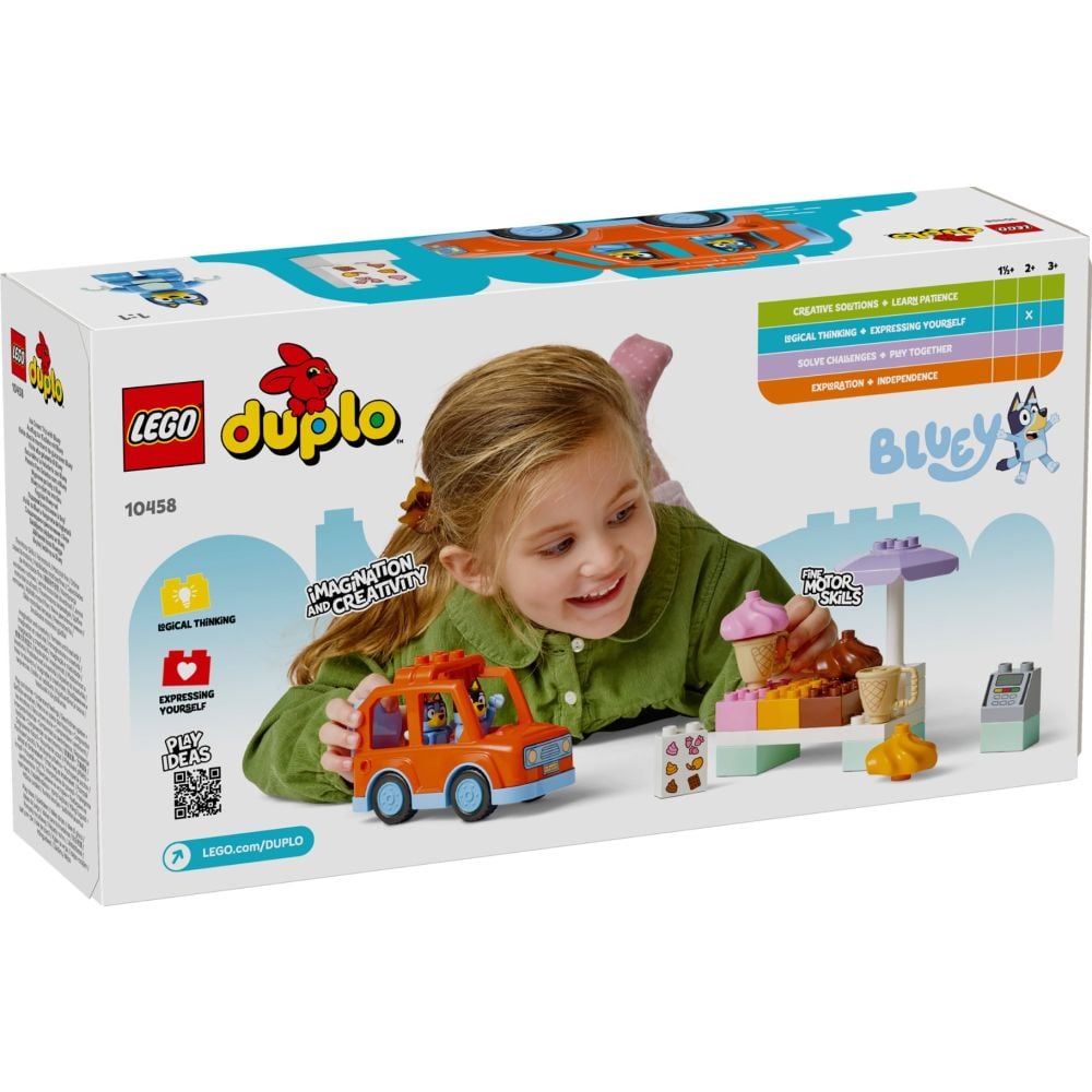LEGO® DUPLO - Vizita cu Blue la furgoneta de inghetata (10458