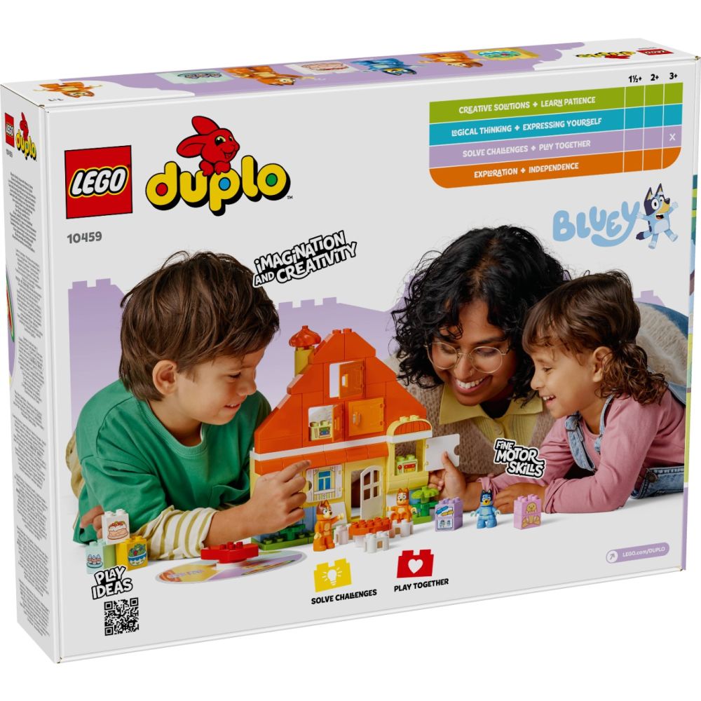 LEGO® DUPLO - Casa de familie a lui Blue cu un joc de memorie