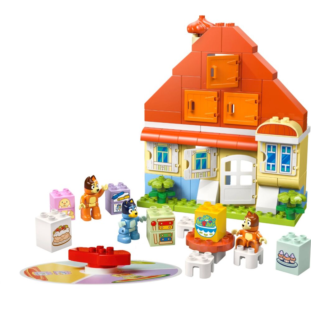 LEGO® DUPLO - Casa de familie a lui Blue cu un joc de memorie (10459)