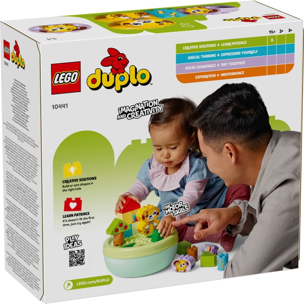 LEGO® DUPLO - Sortator de forme: casa pentru catei (10441)
