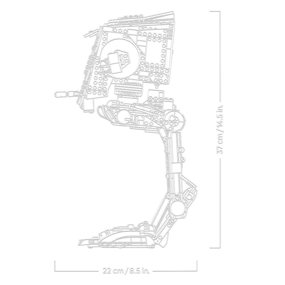 LEGO® Star Wars - Robotul biped AT-ST (75417)