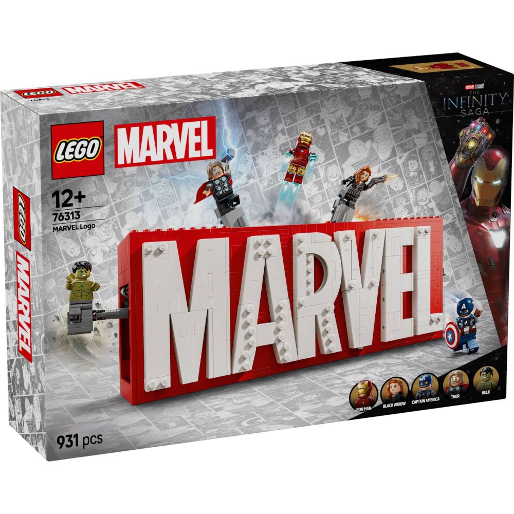 LEGO® Super Heroes - Sigla si minifigurine MARVEL (76313) | Noriel