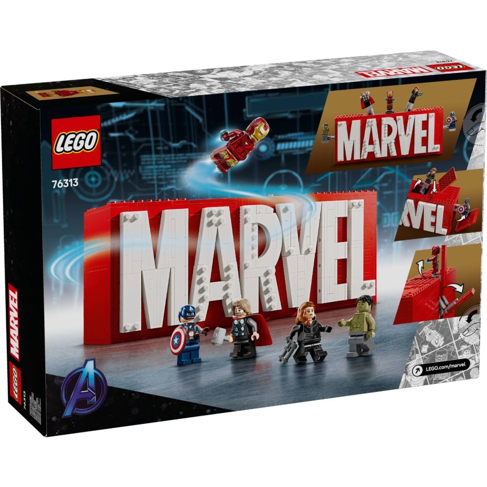 LEGO® Super Heroes - Sigla si minifigurine MARVEL (76313)