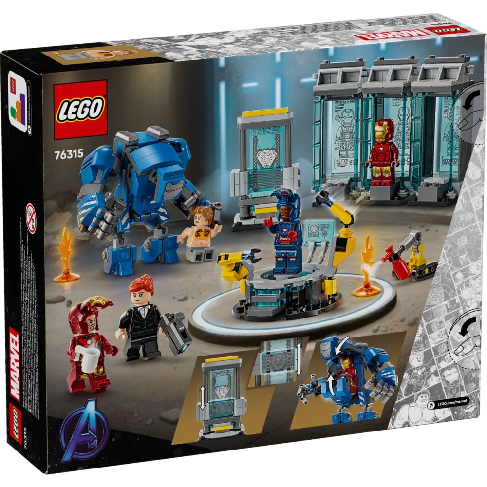 LEGO® Super Heroes - Laboratorul lui Iron Man: Sala armurilor (76315)