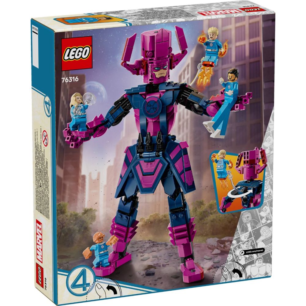 LEGO® Super Heroes - Figurina de constructie Cei patru fantastici vs. Galactus (76316)