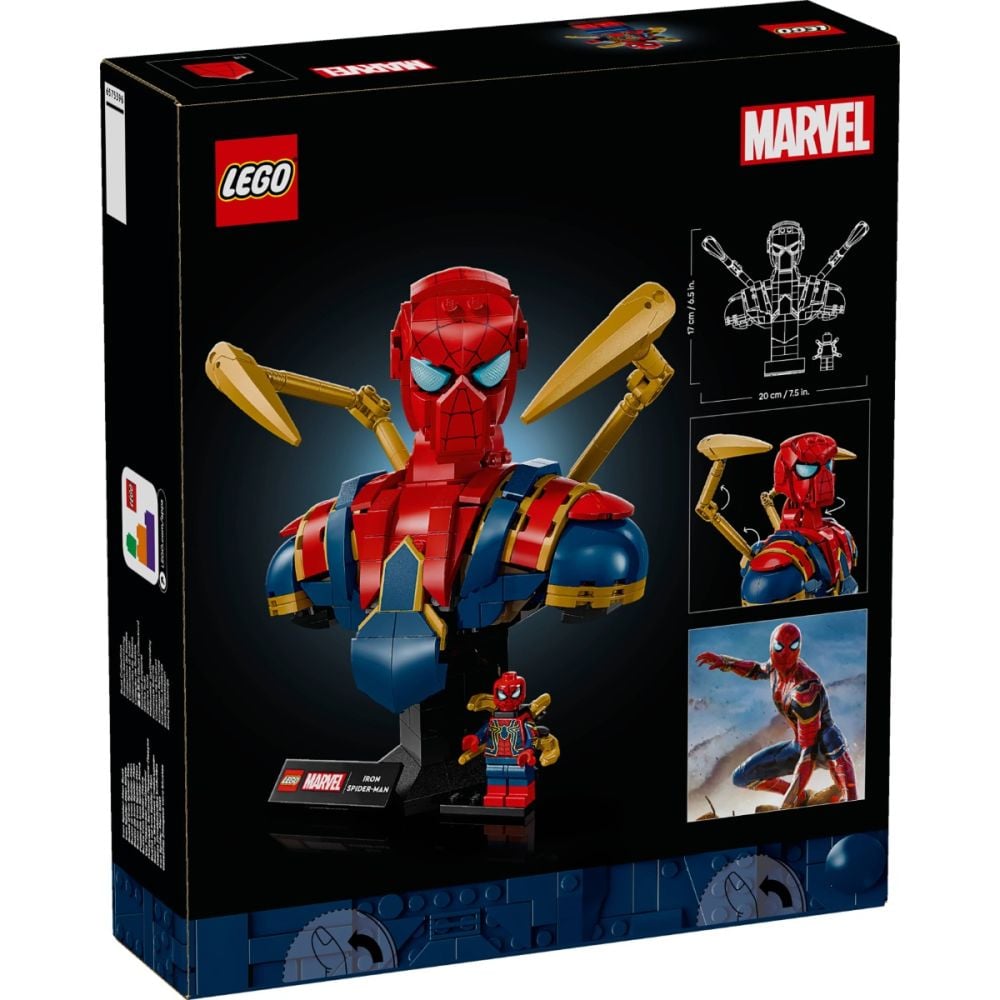 LEGO® Super Heroes - Bustul lui Iron Spider-Man (76326)