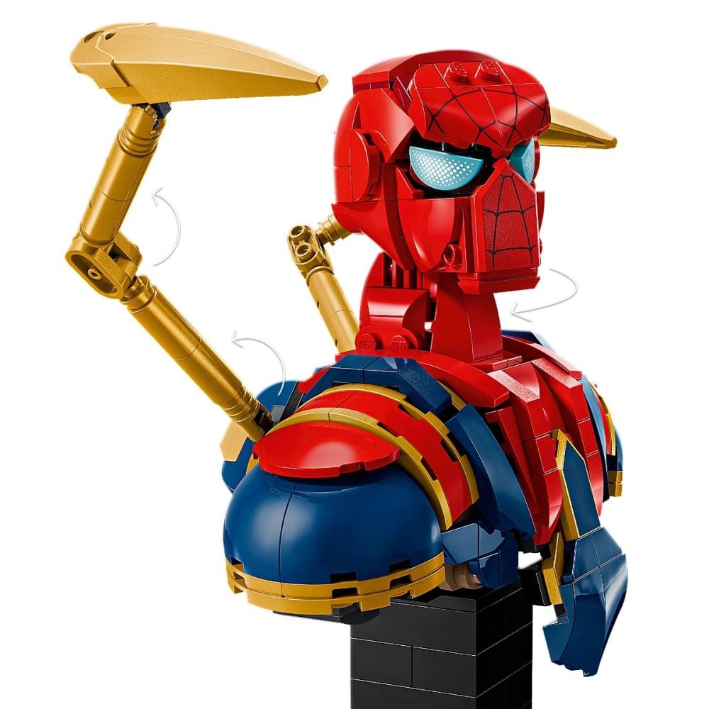 LEGO® Super Heroes - Bustul lui Iron Spider-Man (76326)