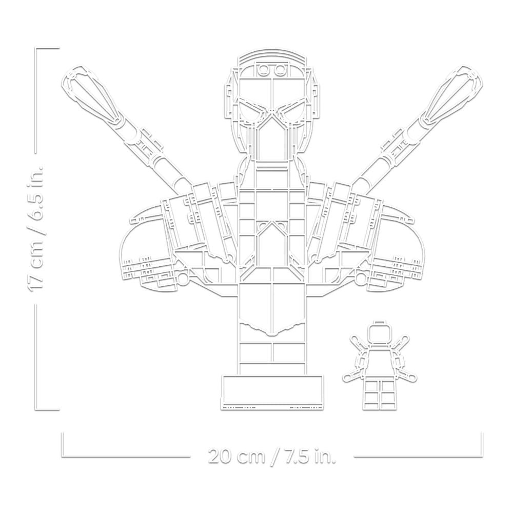 LEGO® Super Heroes - Bustul lui Iron Spider-Man (76326)