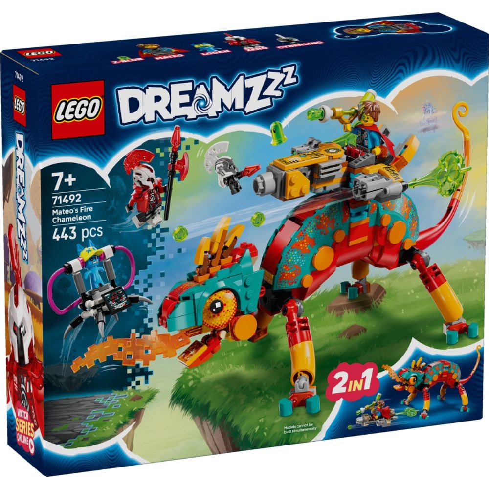 LEGO® Dreamzzz - Cameleonul de foc al lui Mateo (71492) | Noriel