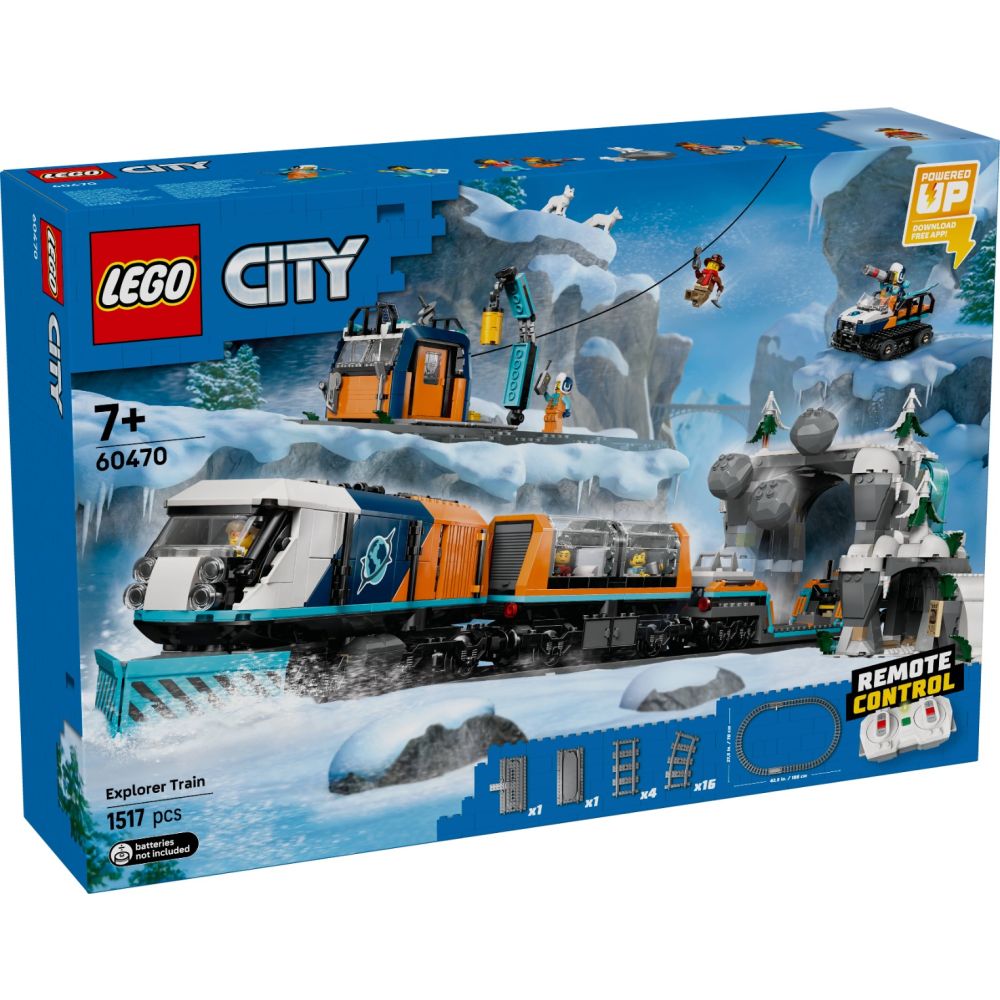 LEGO® City - Trenul expres al exploratorilor spre Polul Arctic