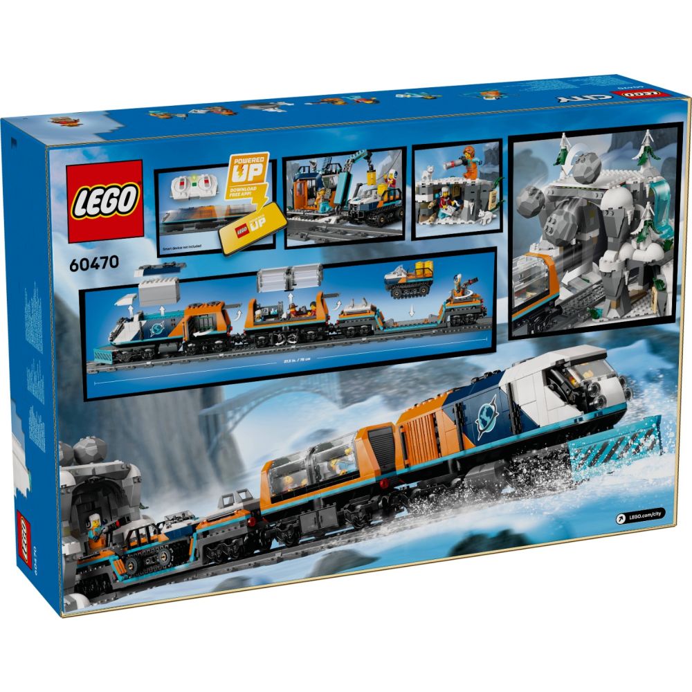 LEGO® City - Trenul expres al exploratorilor spre Polul Arctic