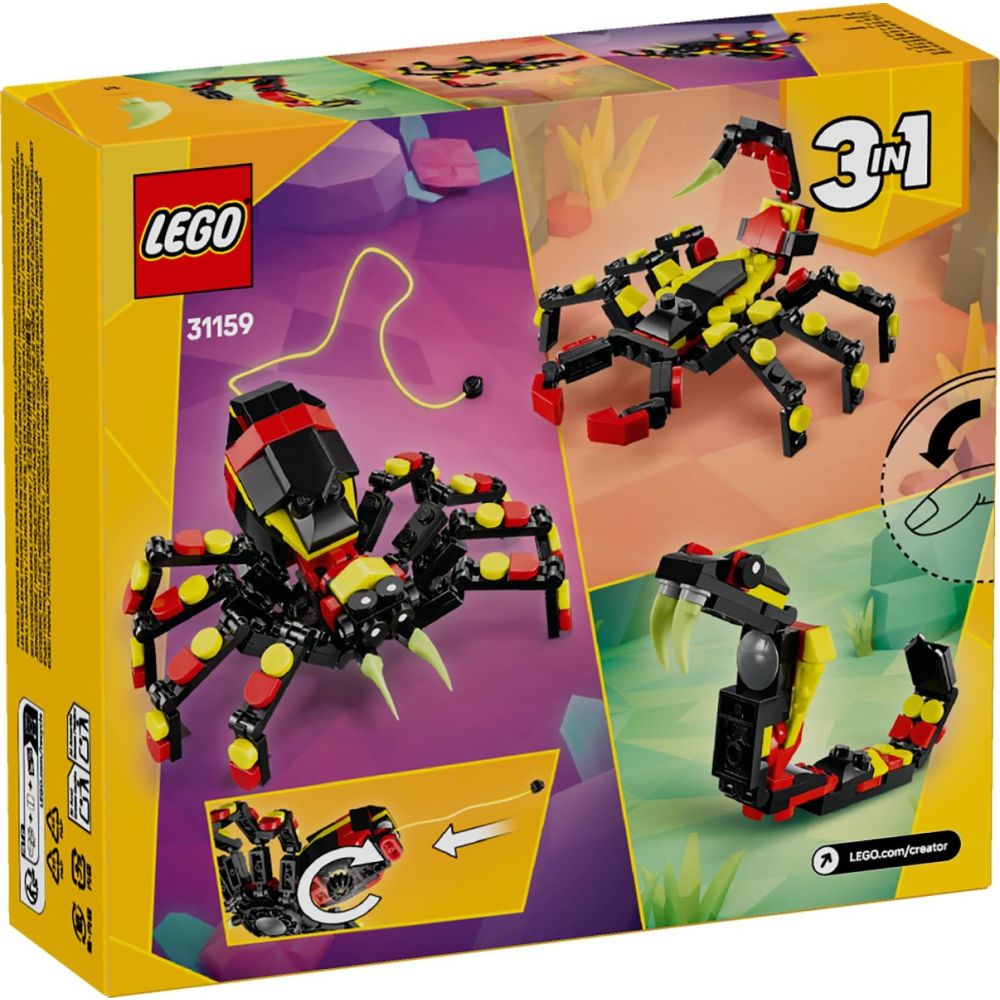 LEGO® Creator - Animale salbatice: Paianjen surprinzator (31159