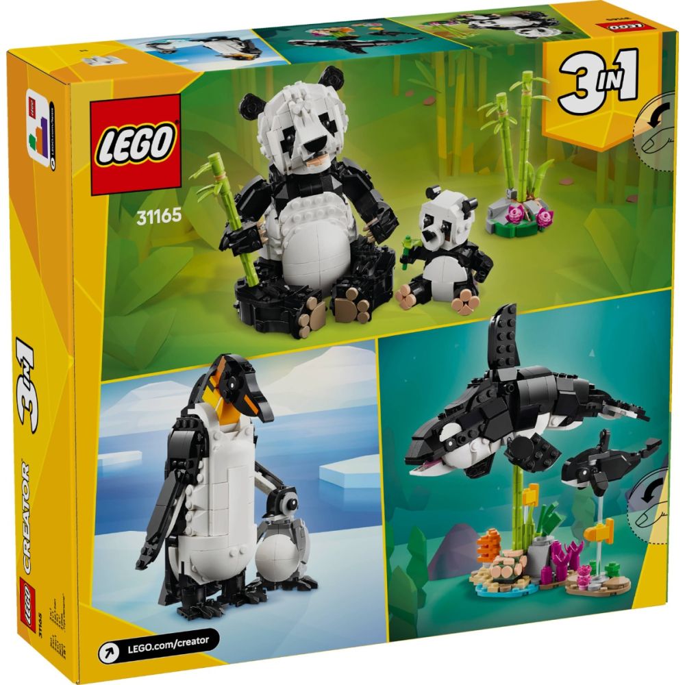 LEGO® Creator - Animale salbatice: Familia de ursi panda (31165