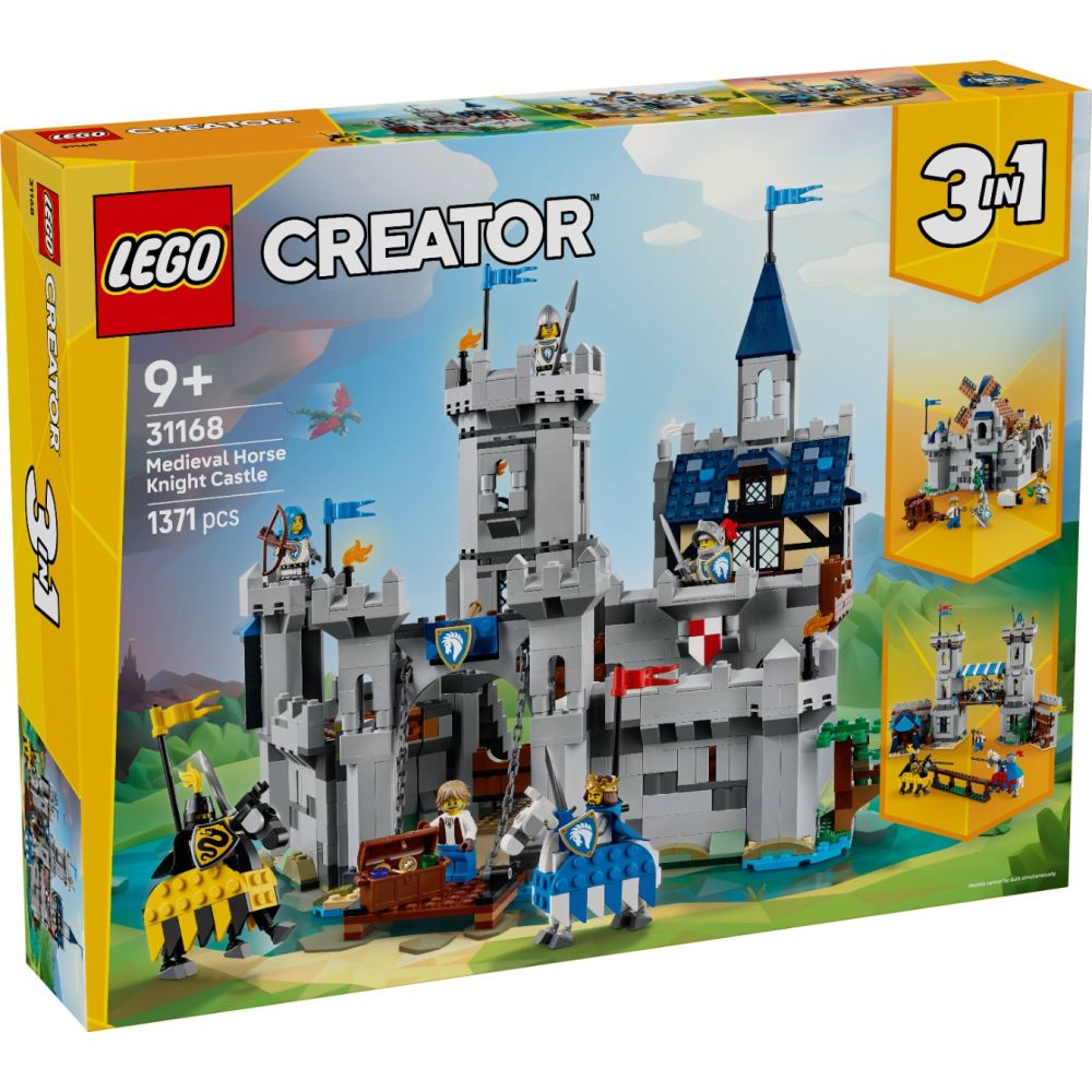 カルエゴ LEGO® Creator - Castel medieval cu cai si cavaleri (31168) | Noriel