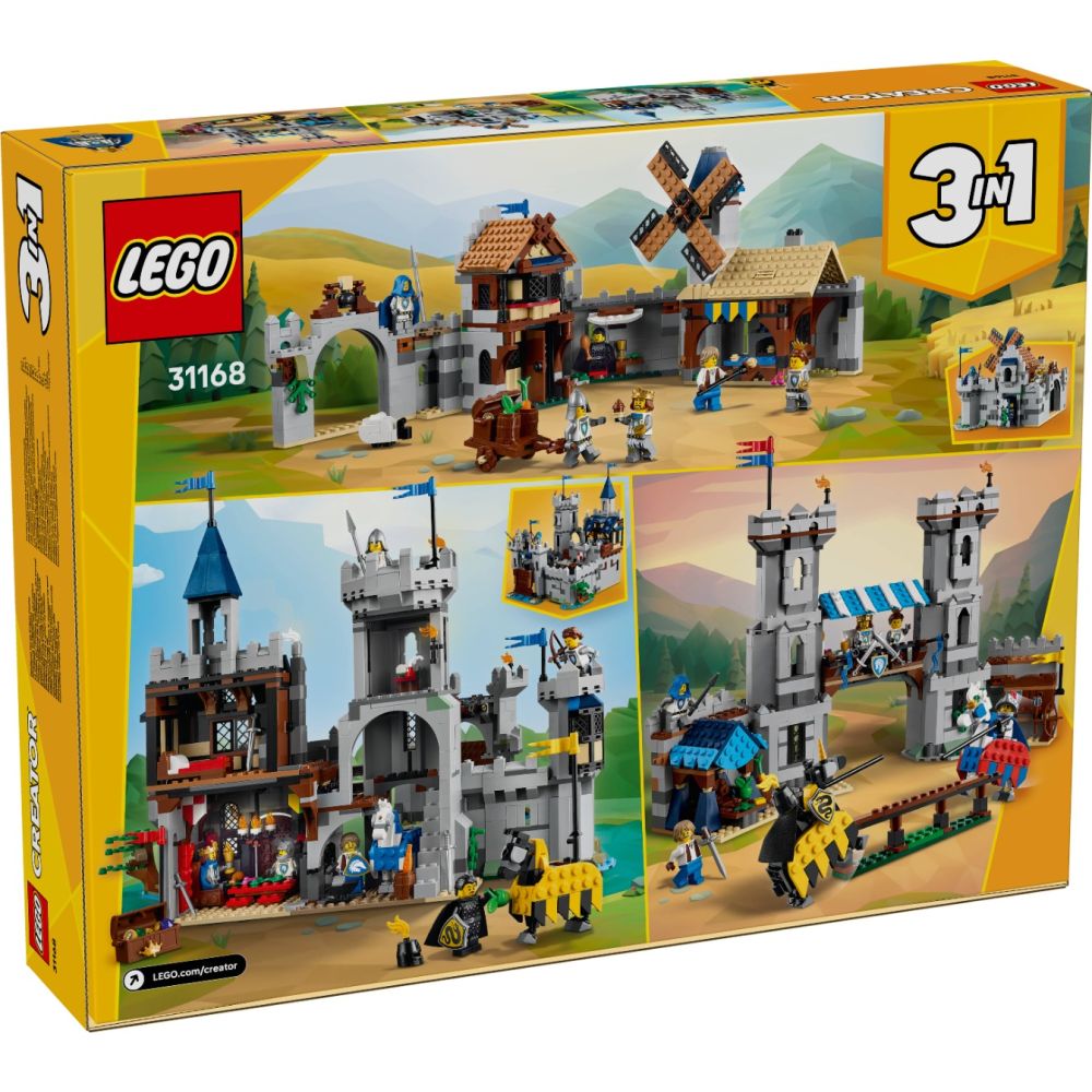 LEGO® Creator - Castel medieval cu cai si cavaleri (31168) | Noriel