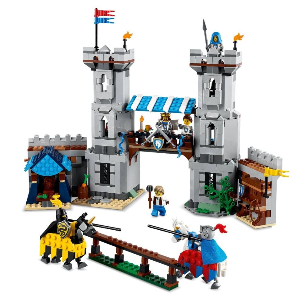 LEGO® Creator - Castel medieval cu cai si cavaleri (31168) | Noriel