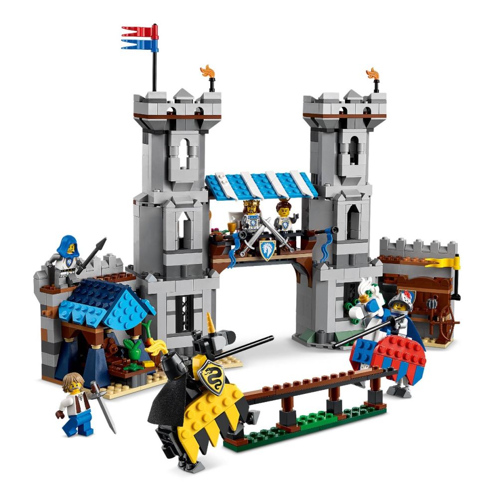 LEGO® Creator - Castel medieval cu cai si cavaleri (31168) | Noriel