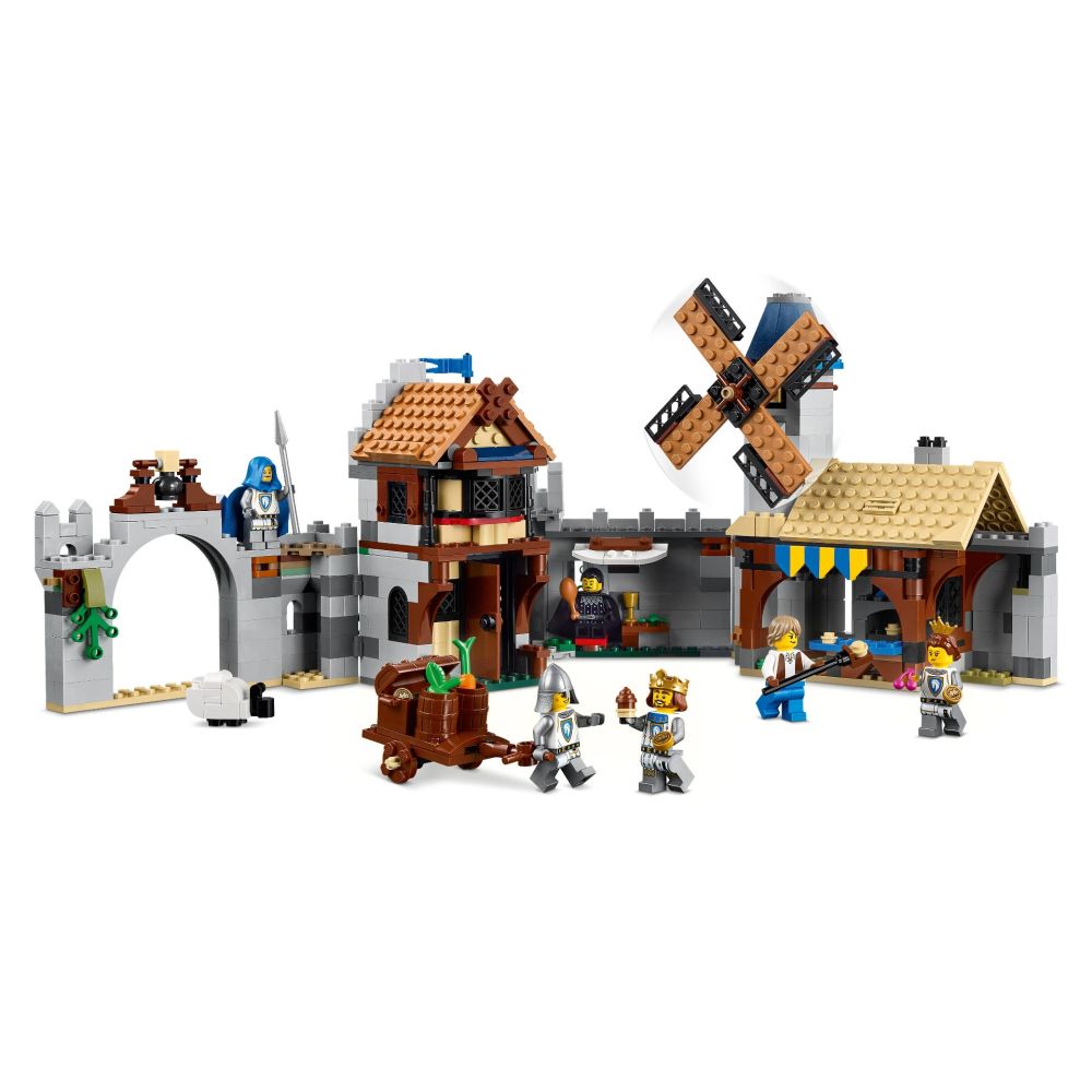 LEGO® Creator - Castel medieval cu cai si cavaleri (31168) | Noriel
