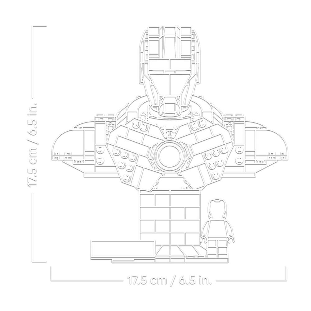 LEGO® Super Heroes - Bust Iron Man MK4 (76327)