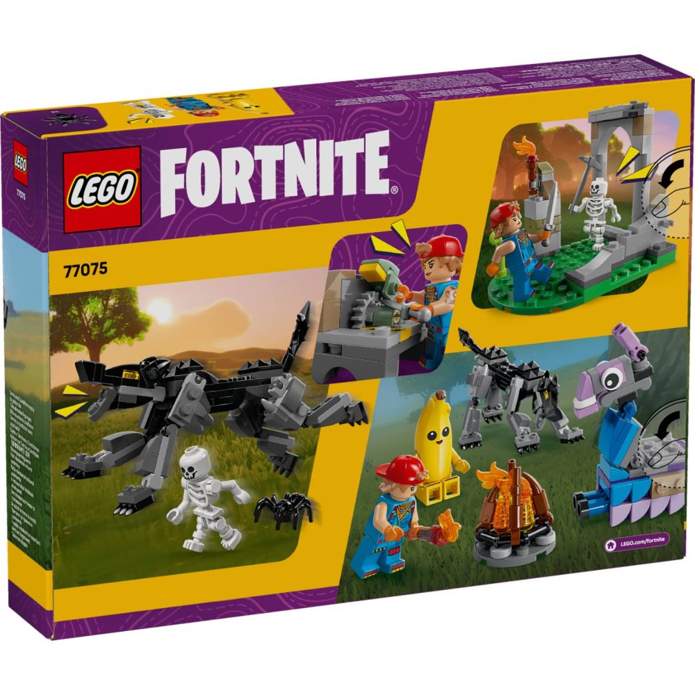 LEGO® Fortnite - Tabara lui Peely si Sparkplug (77075)