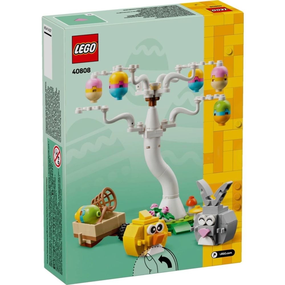 LEGO® Iconic - Iepuras si vanatoare de oua de Paste (40808)
