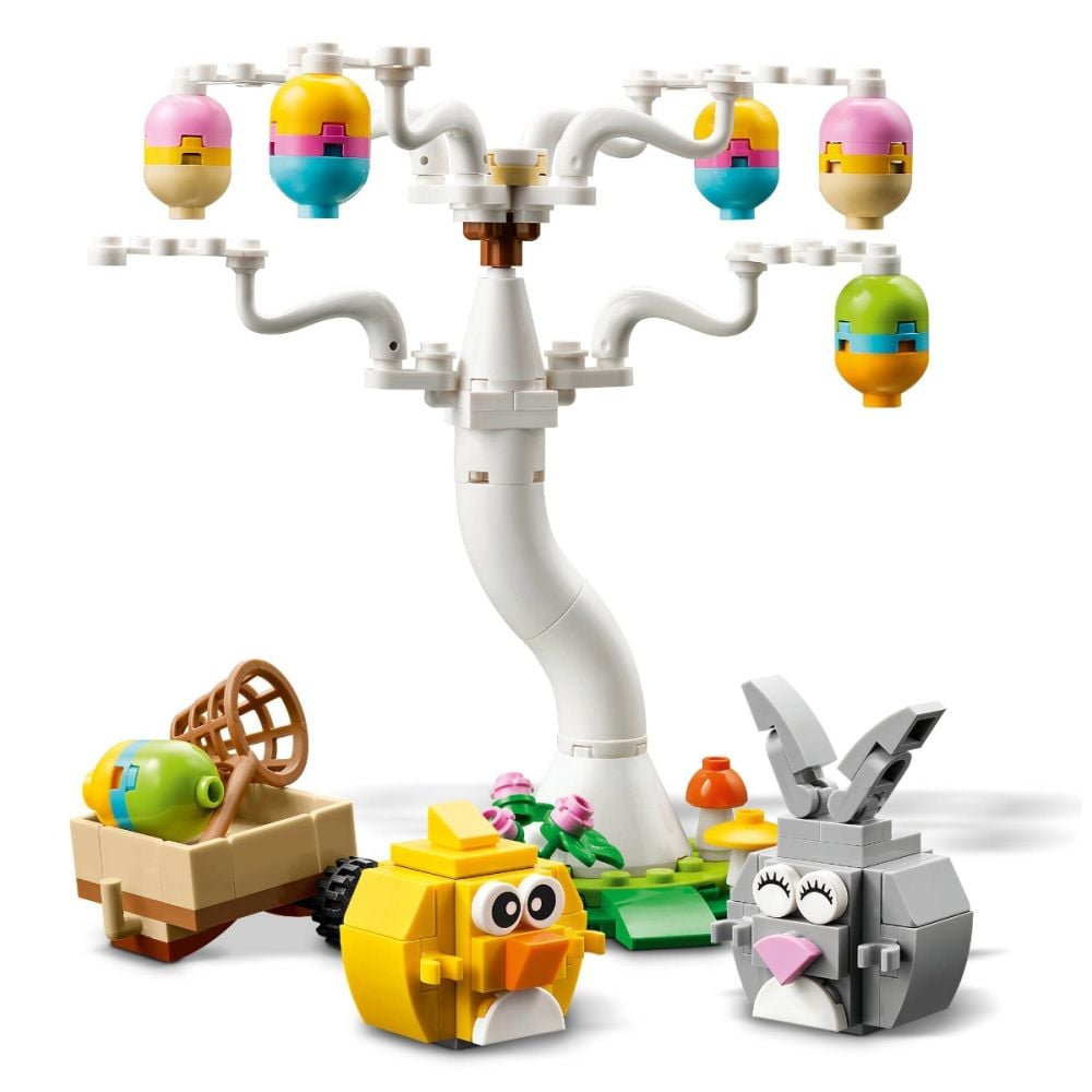 LEGO® Iconic - Iepuras si vanatoare de oua de Paste (40808)