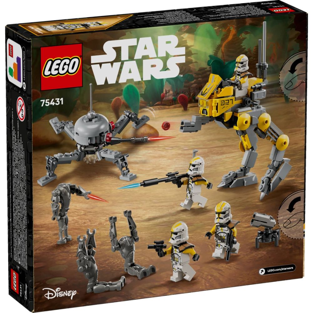 LEGO® Star Wars - Pachet de lupta Soldati clona din unitatea stelara 327 (75431)