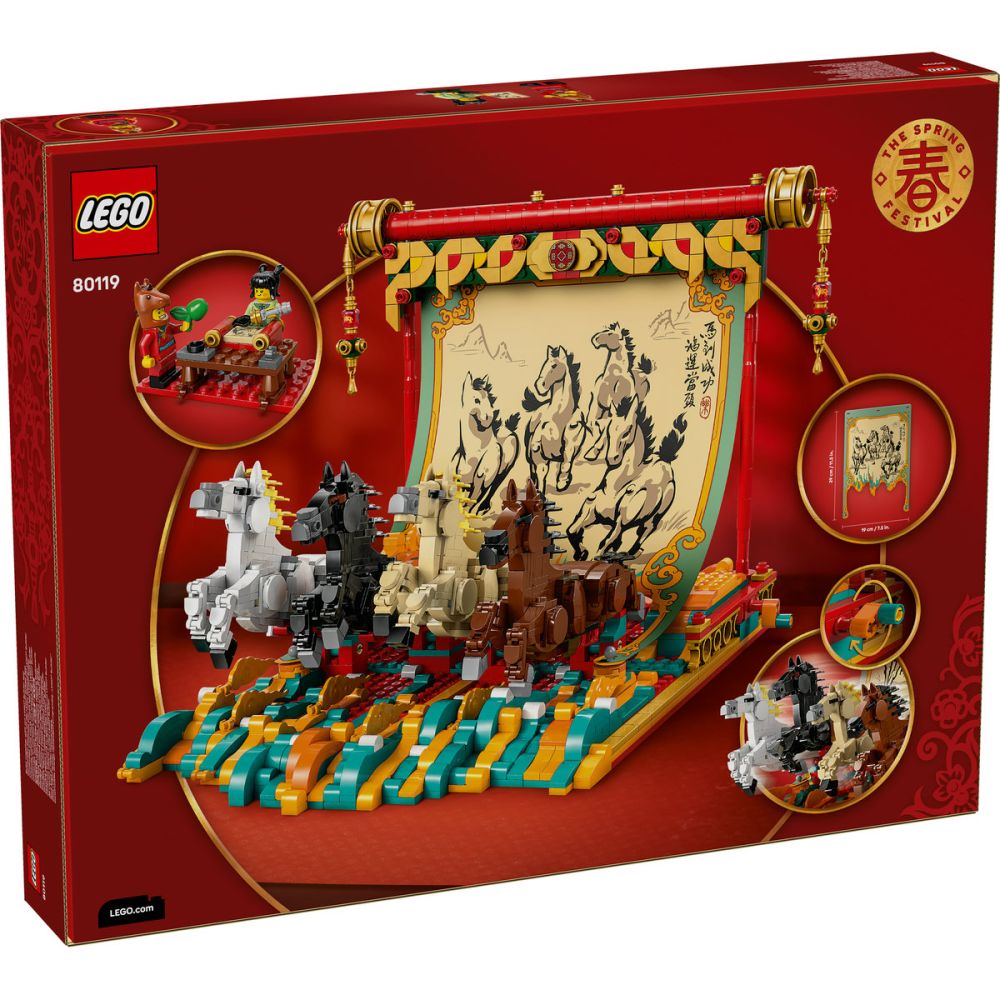 LEGO® Festival - Pictura cu cai in galop (80119)