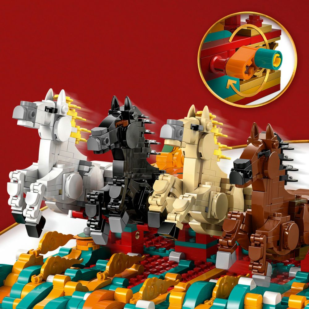 LEGO® Festival - Pictura cu cai in galop (80119)