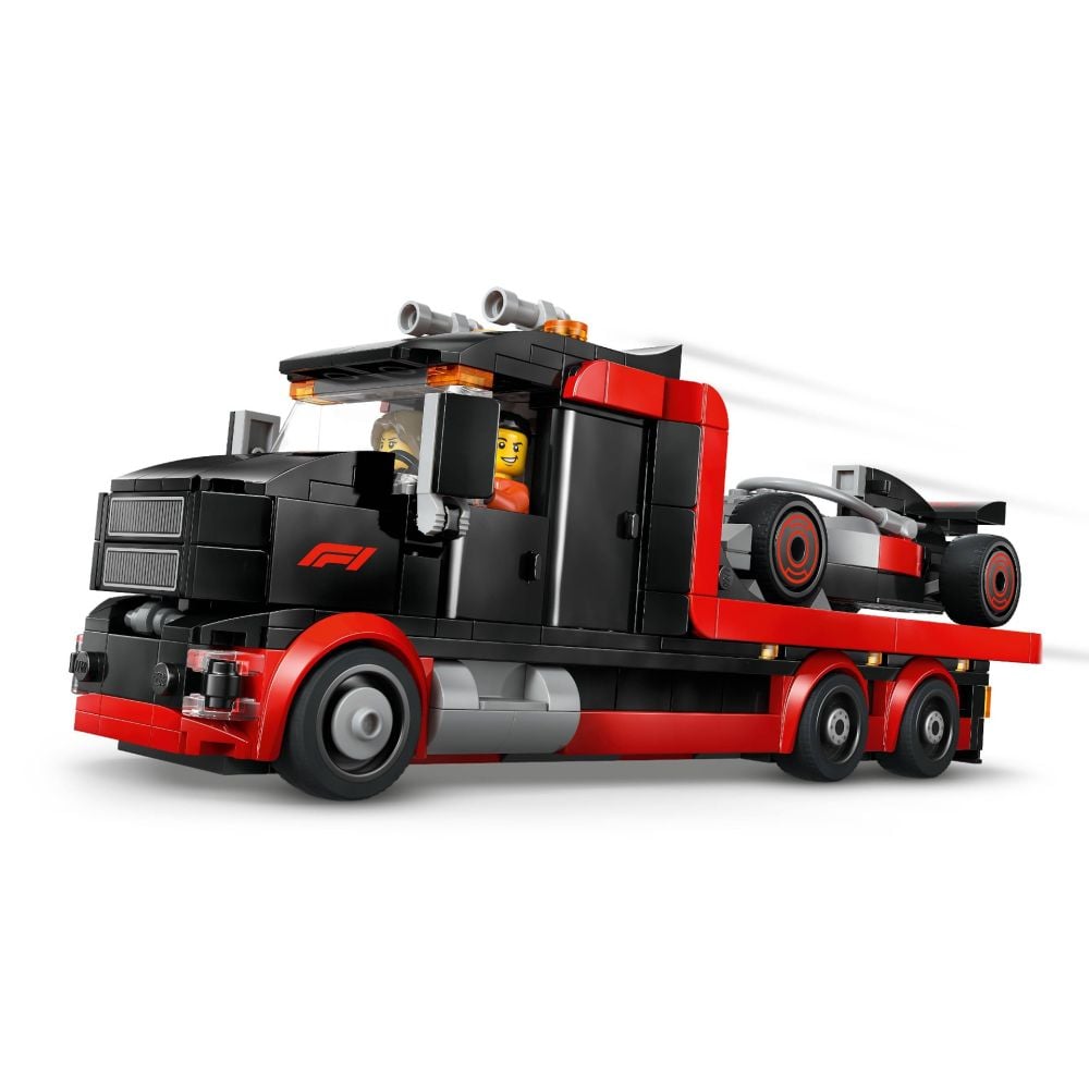 LEGO® City - Camion de prezentare F1 cu masina de curse Audi F1 (60493)