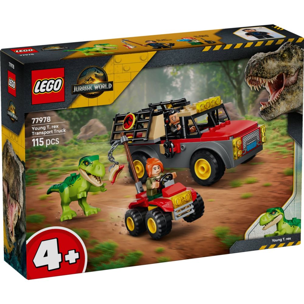 LEGO® Jurassic World - Camioneta de transport pentru un tanar T. Rex (77978)