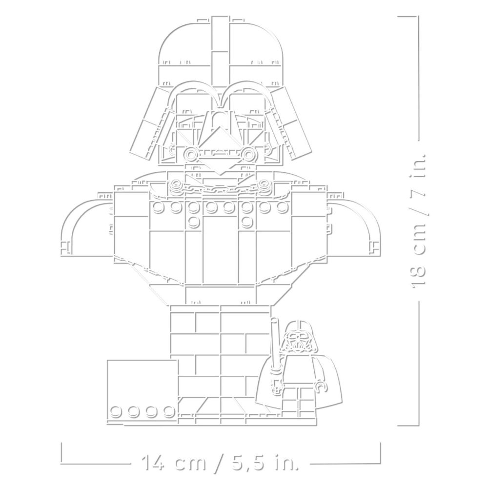 LEGO® Star Wars - Bustul lui Darth Vader (75439)