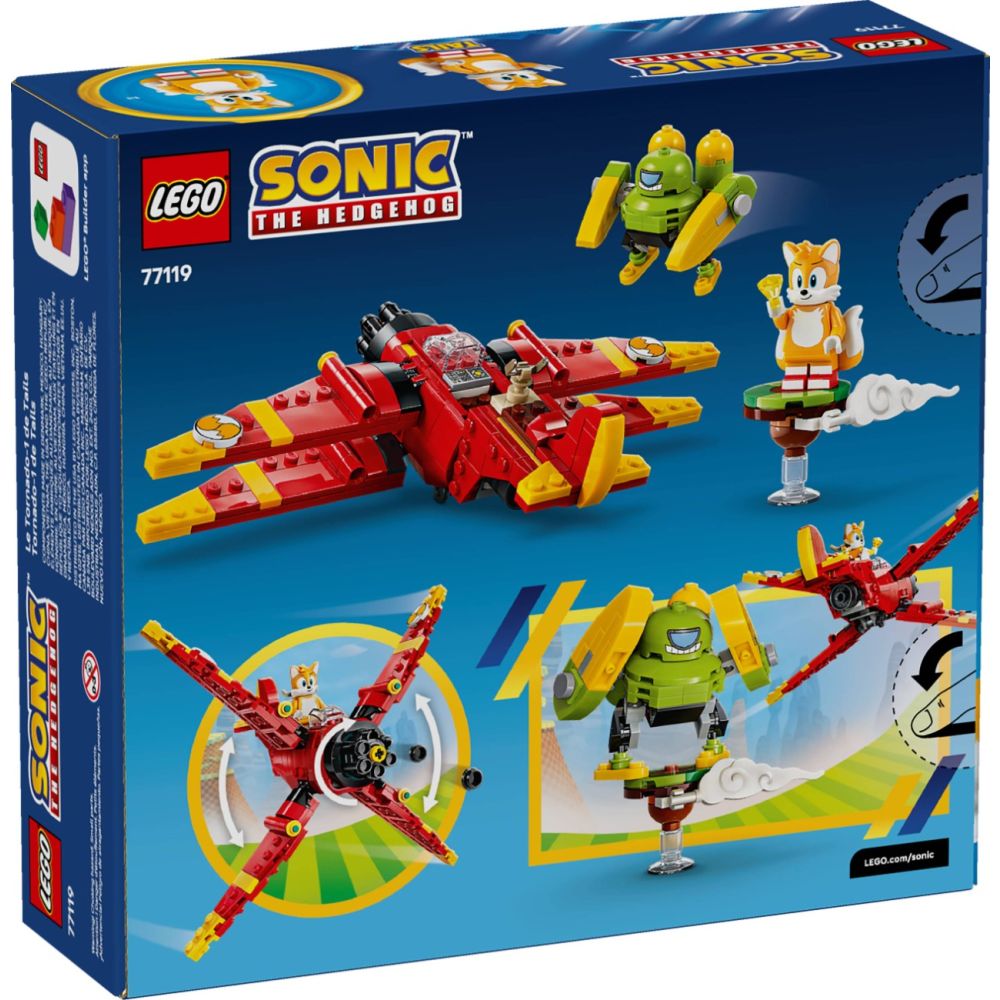LEGO® Sonic The Hedgehog - Avionul Tornado-1 al lui Tails (77119)