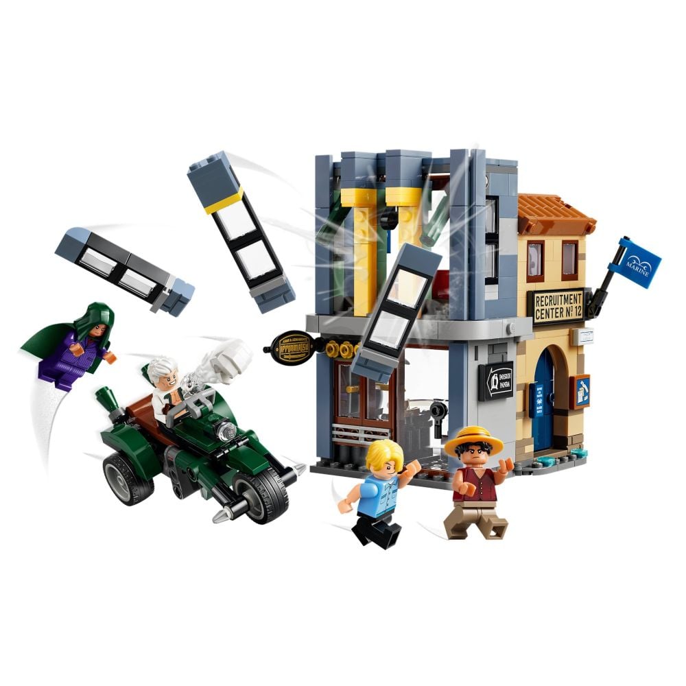 LEGO® ONE PIECE - Infruntare cu capitanul Smoker (75642)