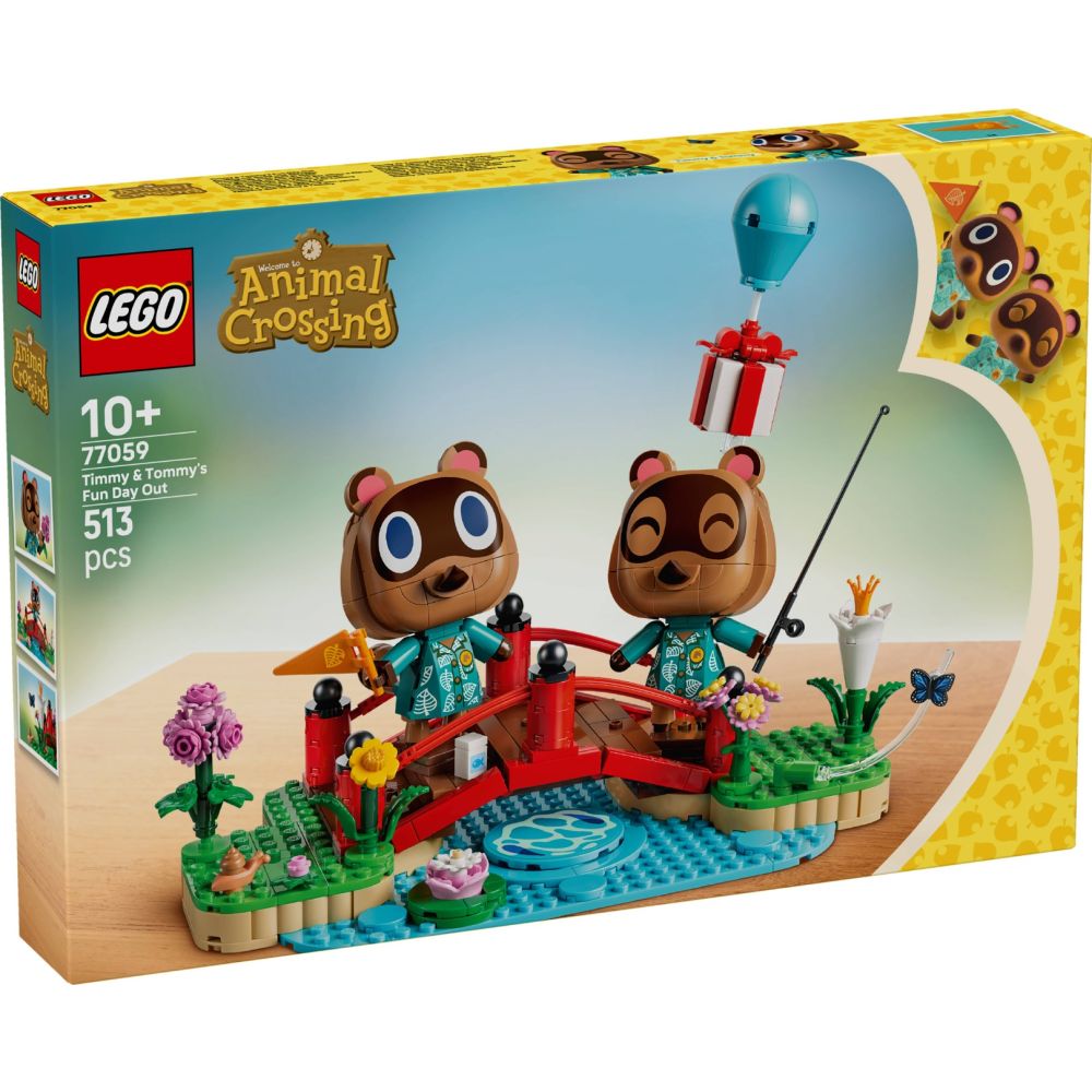 LEGO® Animal Crossing - Ziua distractiva a lui Timmy si Tommy (77059)