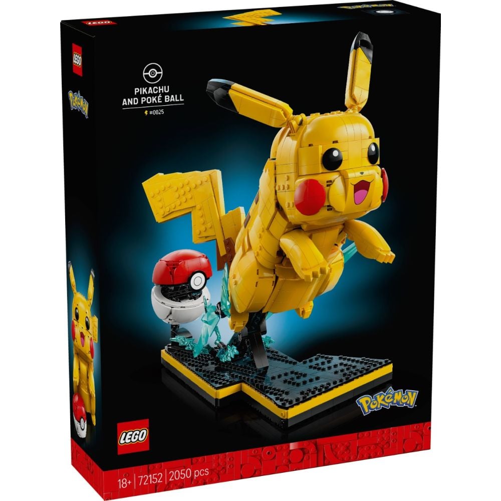 LEGO® Pokémon - Pikachu si Poké Ball (72152)