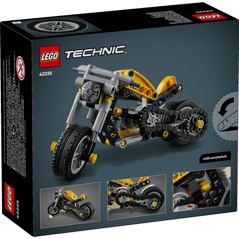 LEGO® Technic - Motocicleta galbena (42225)