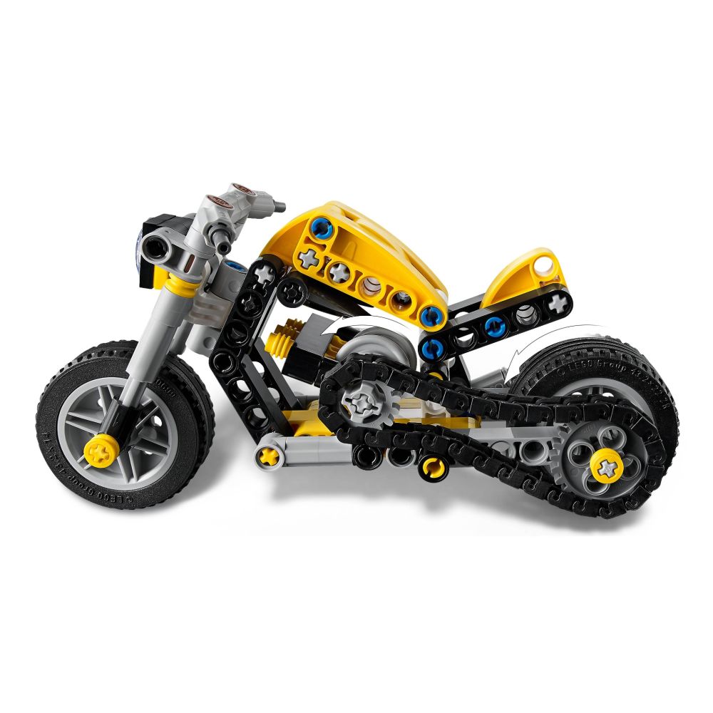 LEGO® Technic - Motocicleta galbena (42225)