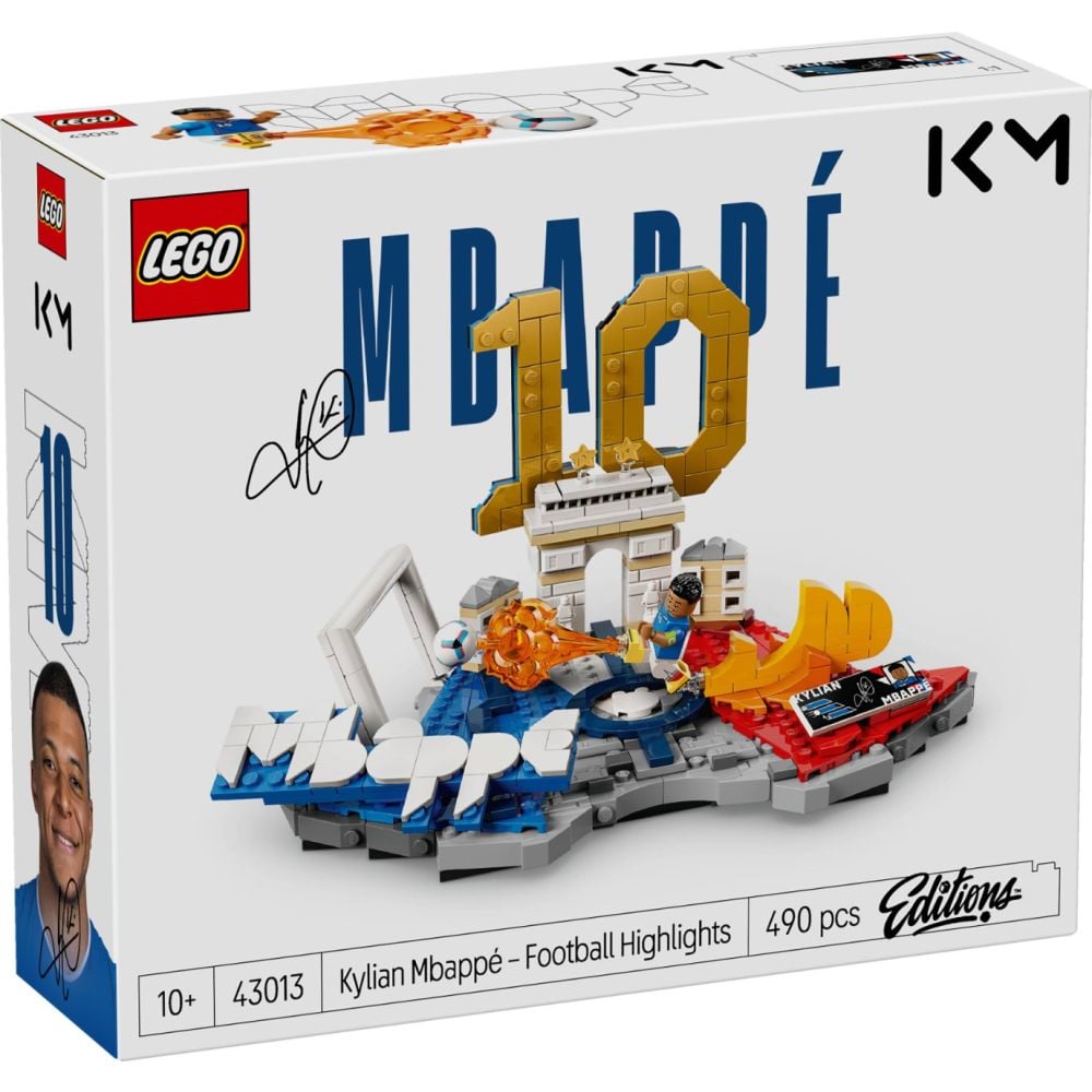 LEGO® Editions - Kylian Mbappe - Momente importante din fotbal
